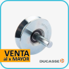 Rueda portón 100mm con pasador