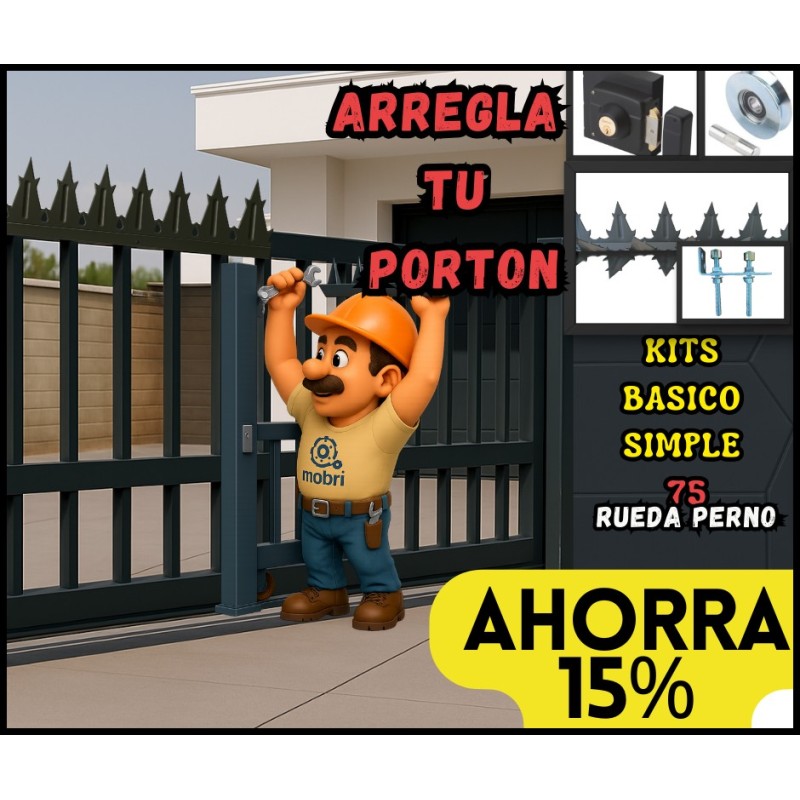 Kit maxima seguridad arregla tu portón