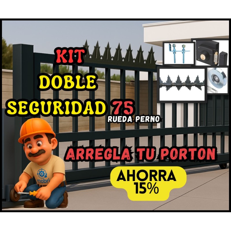 Kit maxima seguridad arregla tu portón