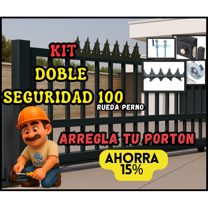 Kit maxima seguridad arregla tu portón