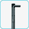 Baston al piso 3/8 x 16